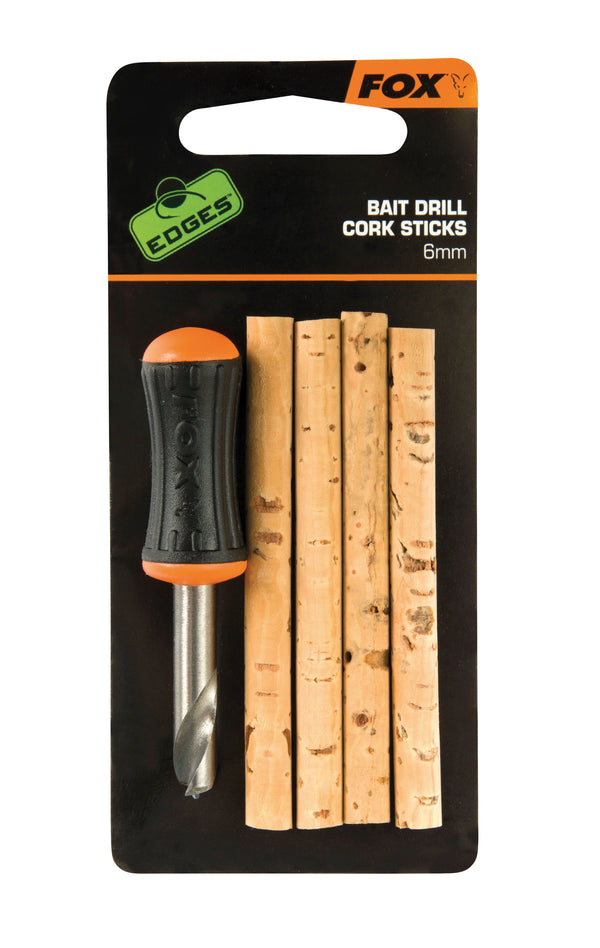 Fox - Burghiu Set Fox Edges Bait Drill & Cork Sticks (6mm)