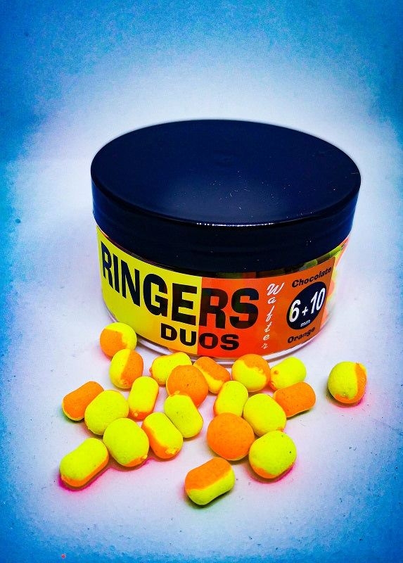 Ringers - Duos Wafters Yellow & Orange 6-10mm, 70g