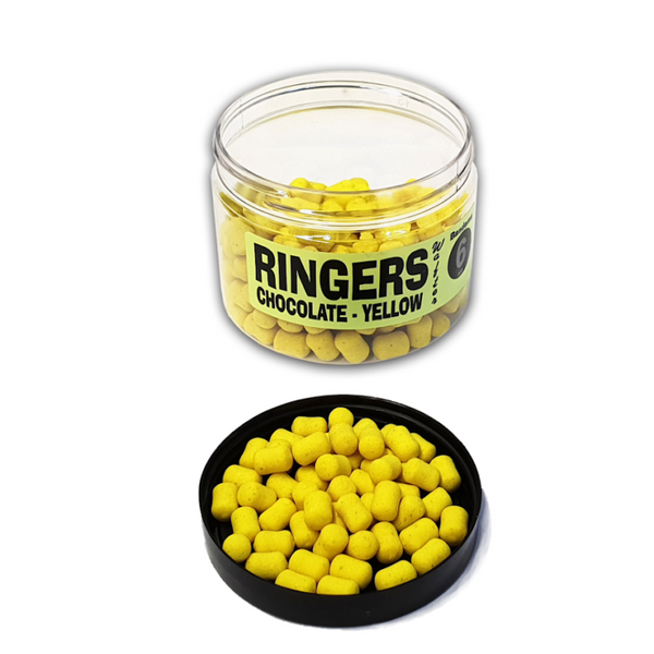 Ringers - Yellow Chocolate Orange Bandem Wafter 6mm, 70g
