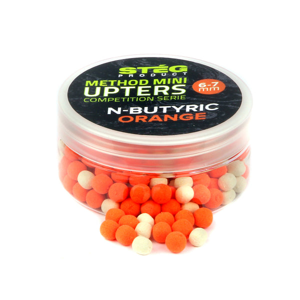 Stég Product - Method Mini Upters Competition Serie 6-7mm N-Butyric&Orange, 25g