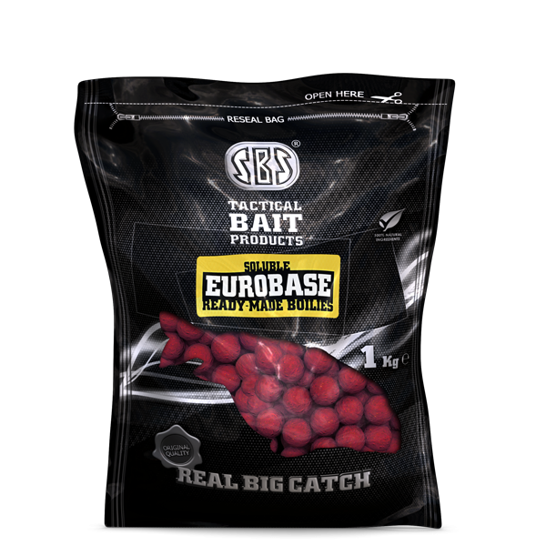 SBS - Boilies Solubil EuroBase Ready-Made Krill 20mm 1kg