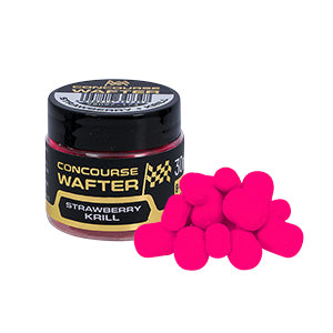 Benzar Mix - Concourse Wafters Solubile, 8-10mm, 30ml/borcan, Strawberry & Krill