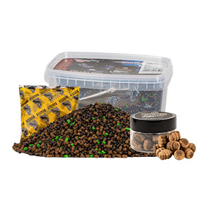 Benzar Mix - Pelete Winter Pellet Box + Aroma + Wafters Benzar Twister, Green Betain