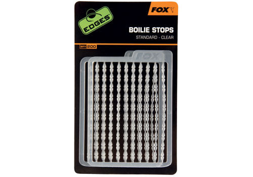 Fox - Opritoare Edges Boilie Stops Clear, 200buc/plic, Standard
