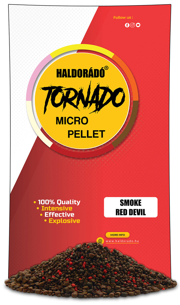 Haldorado - Tornado Smoke Micro Pellet, 400g, Red Devil