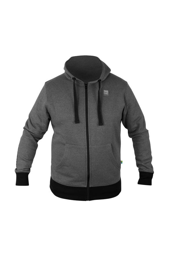 Preston - Hanorac Preston Grey Zip Hoodie