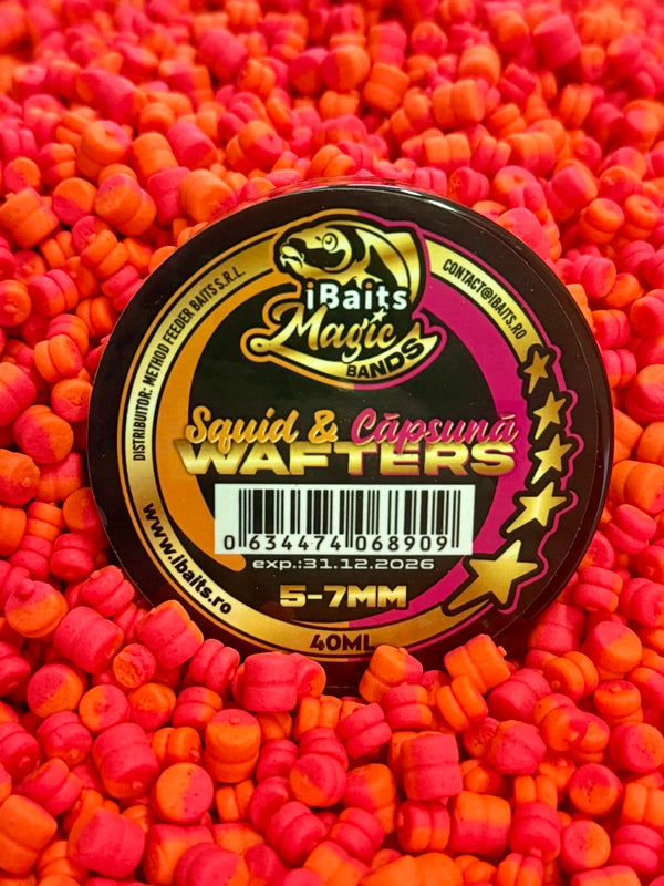 iBaits - Magic Bands Wafters, 5-7mm, Squid & Capsuna