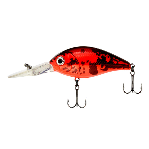 Reiva - Vobler Deep Crank 6.5cm, Red Black