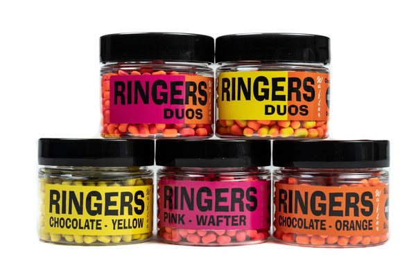 Ringers - Micro Wafters Duos Orange & Yellow, 4mm