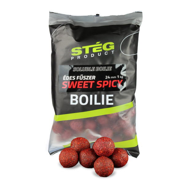 Steg Product - Boilies Soluble Boilie, 24mm, 1kg, Sweet Spicy