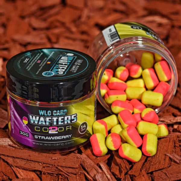 WLC Carp - Wafters 2 Colors Strawberry 14mm