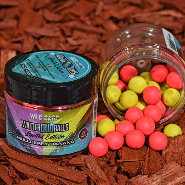 WLC Carp - Wafters Duo Balls Limited Edition, Mulberry Banana 11mm