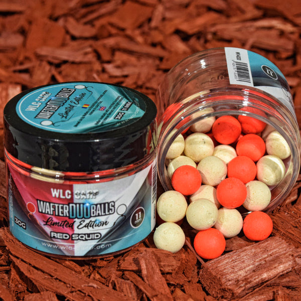 WLC Carp - Wafters Duo Balls Limited Edition, Red Squid 11mm