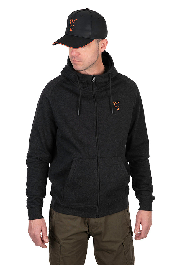FOX - Hanorac Fox Collection Orange & Black Lightweight Hoodie