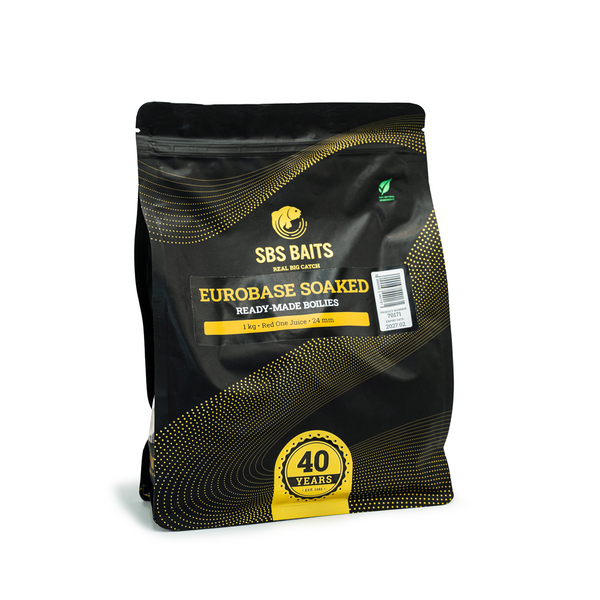 SBS - Boilies Eurobase Soaked Ready-Made Red One Juice, 1kg, 24mm