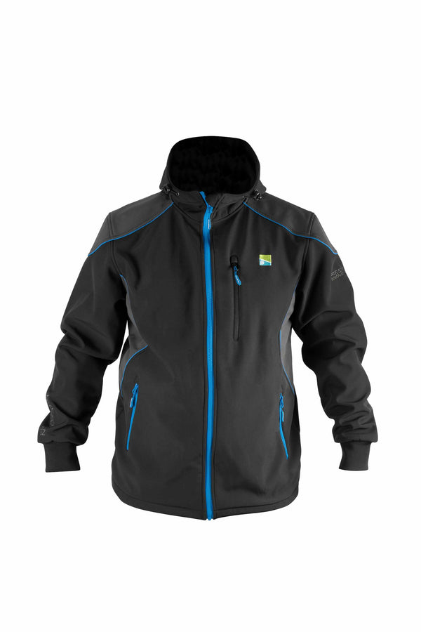 Preston - Jacheta Soft Shell Jacket, Blue/Black