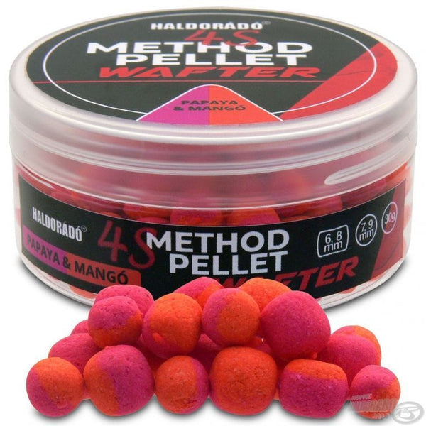 Haldorado - 4S Method Pellet Wafter - Papaya & Mango 6-9mm