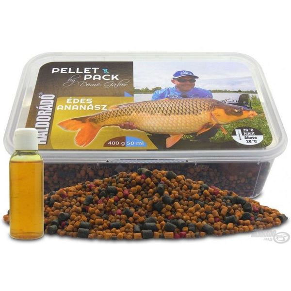 Haldorado - Pelete Pellet Pack Ananas Dulce 400g + 50ml