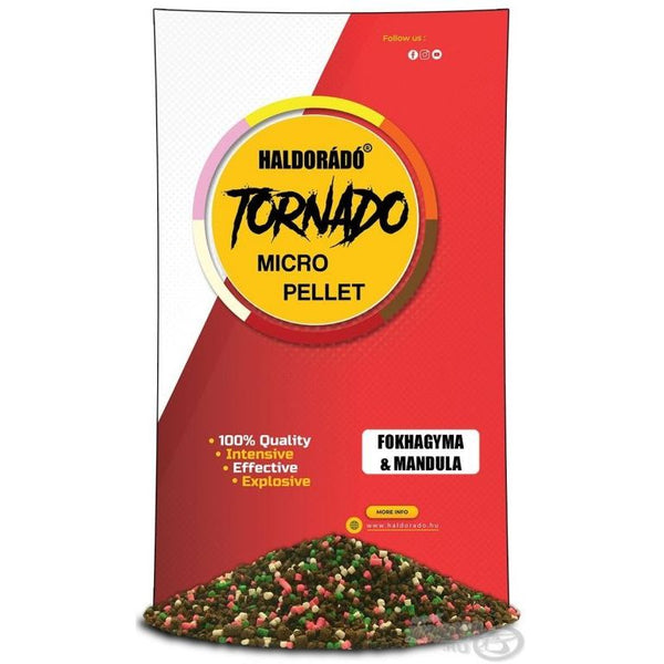 Haldorado - Pelete Tornado Micro Pellet - Usturoi & Migdale 400g