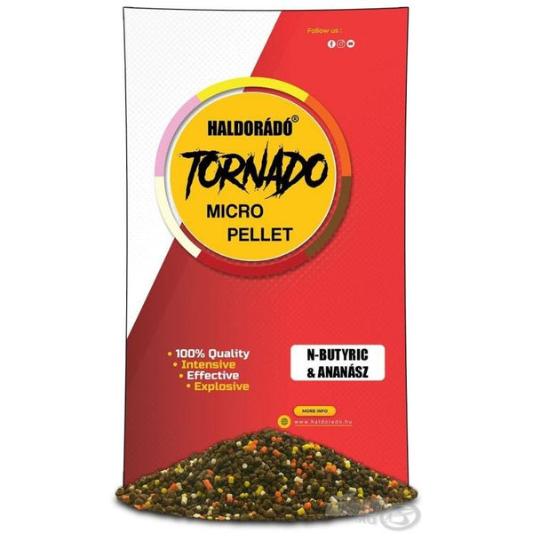Haldorado - Pelete Tornado Micro Pellet - N-Butyric & Ananas 400g