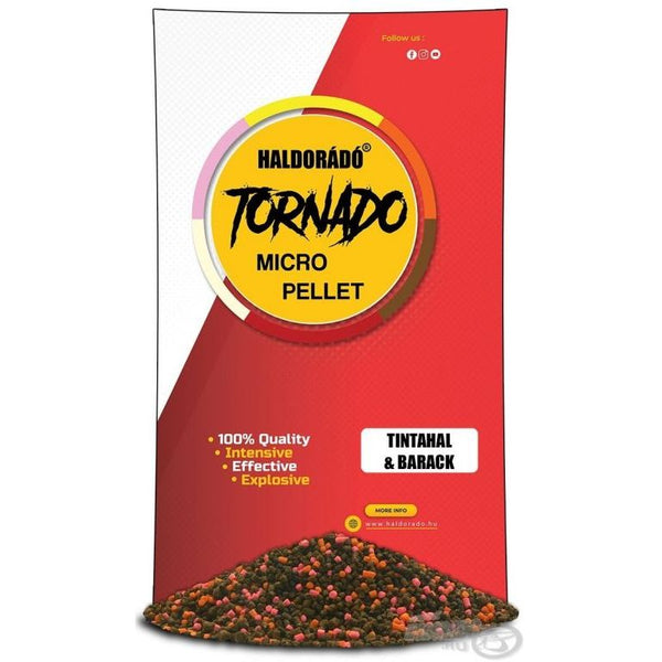 Haldorado - Pelete Tornado Micro Pellet - Squid & Caise 400g